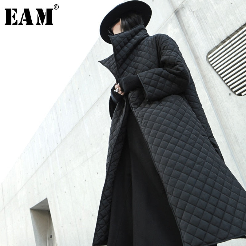 Long Cotton Padded Jacket - BlacknevaR