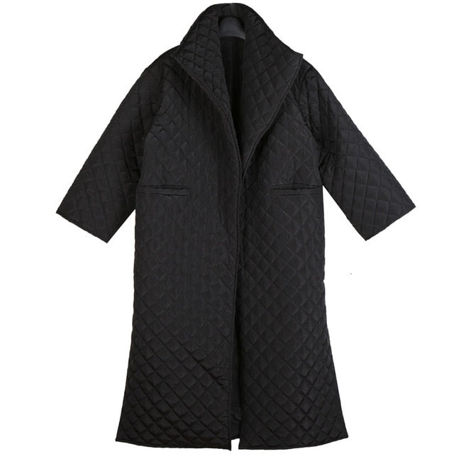 Long Cotton Padded Jacket - BlacknevaR