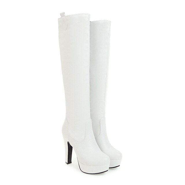 Knee High Pump Boots - BlacknevaR