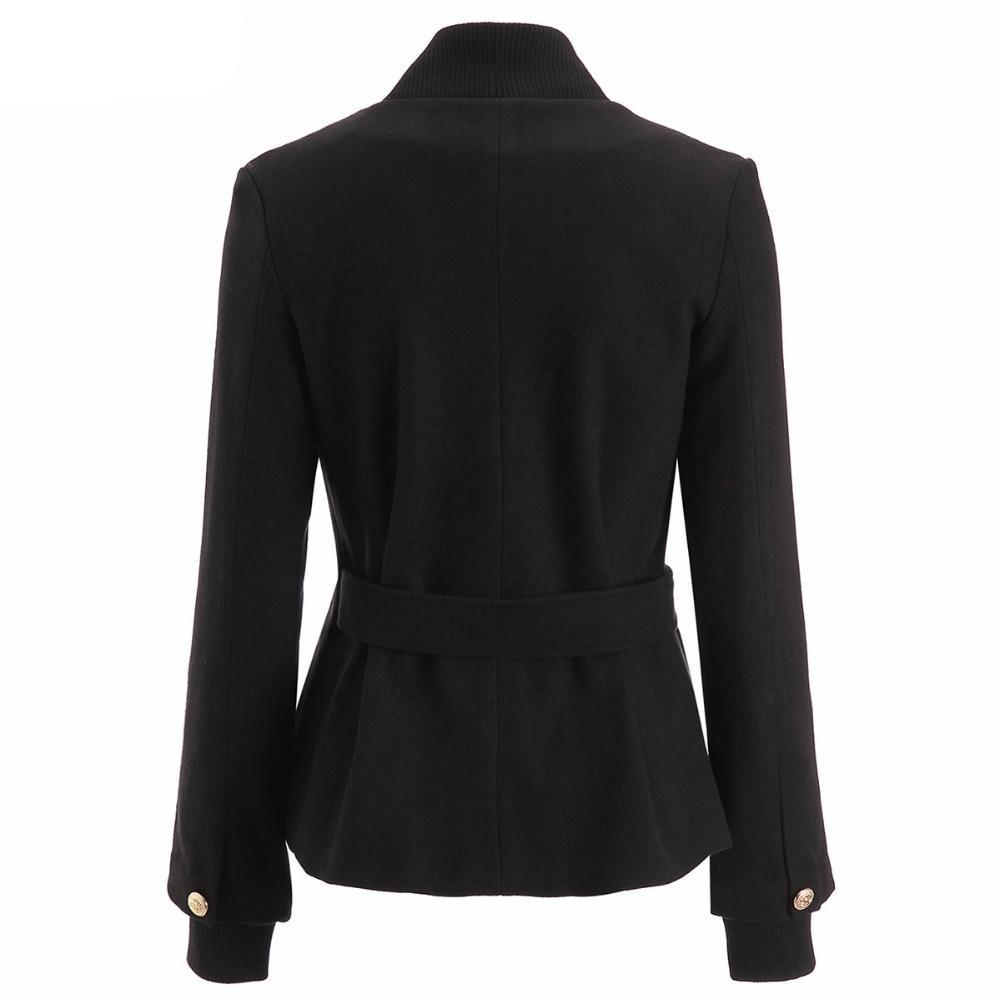 Wool Blend Outerwear Coat - BlacknevaR
