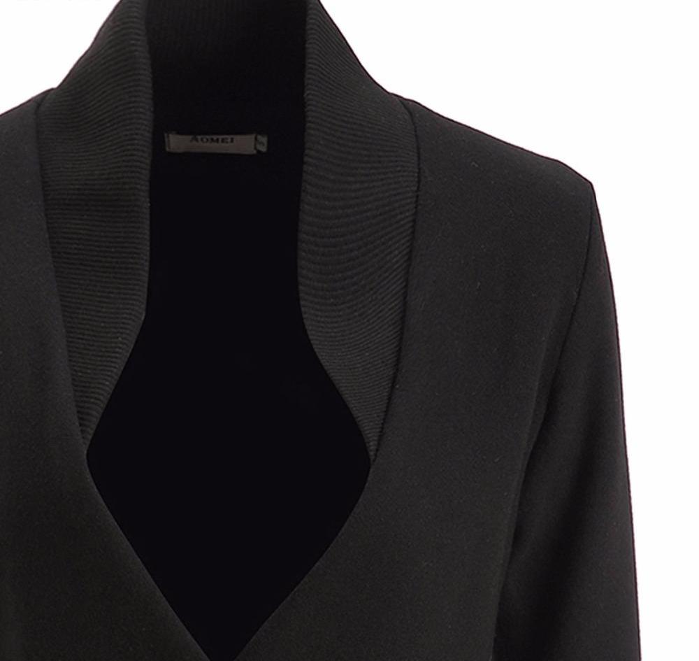 Wool Blend Outerwear Coat - BlacknevaR