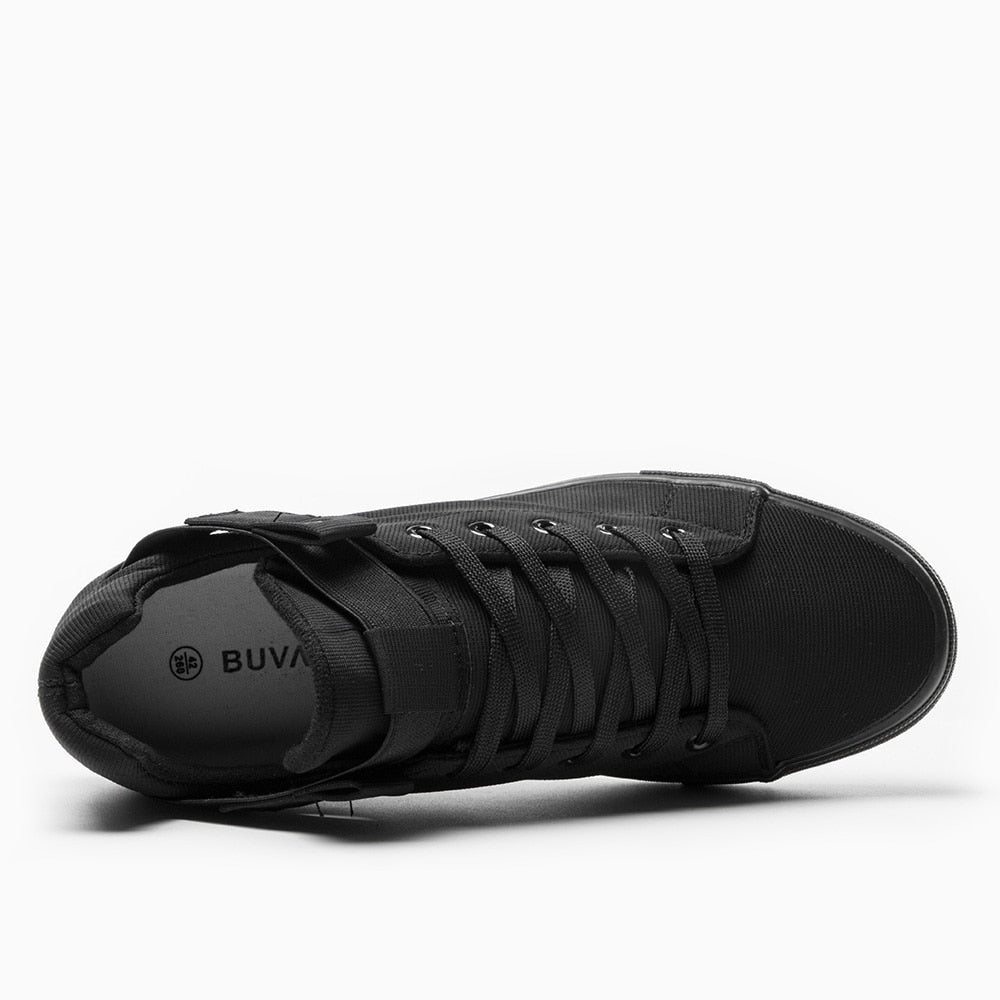 Lace-up Casual Sneakers - BlacknevaR