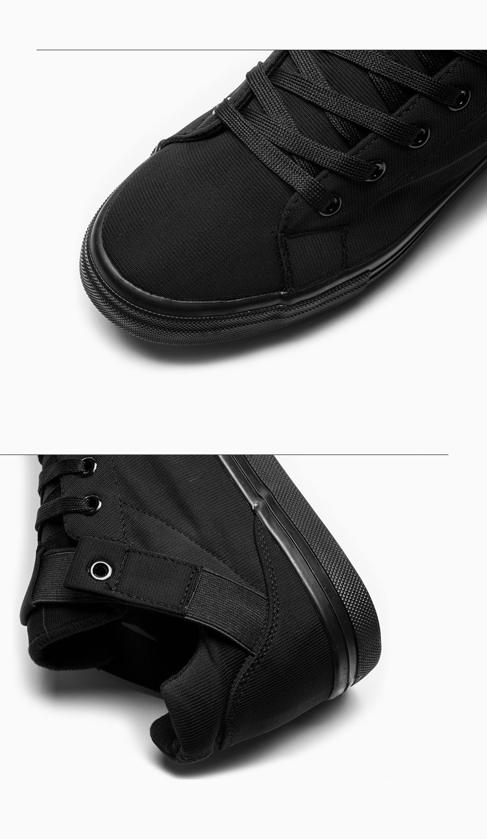 Lace-up Casual Sneakers - BlacknevaR