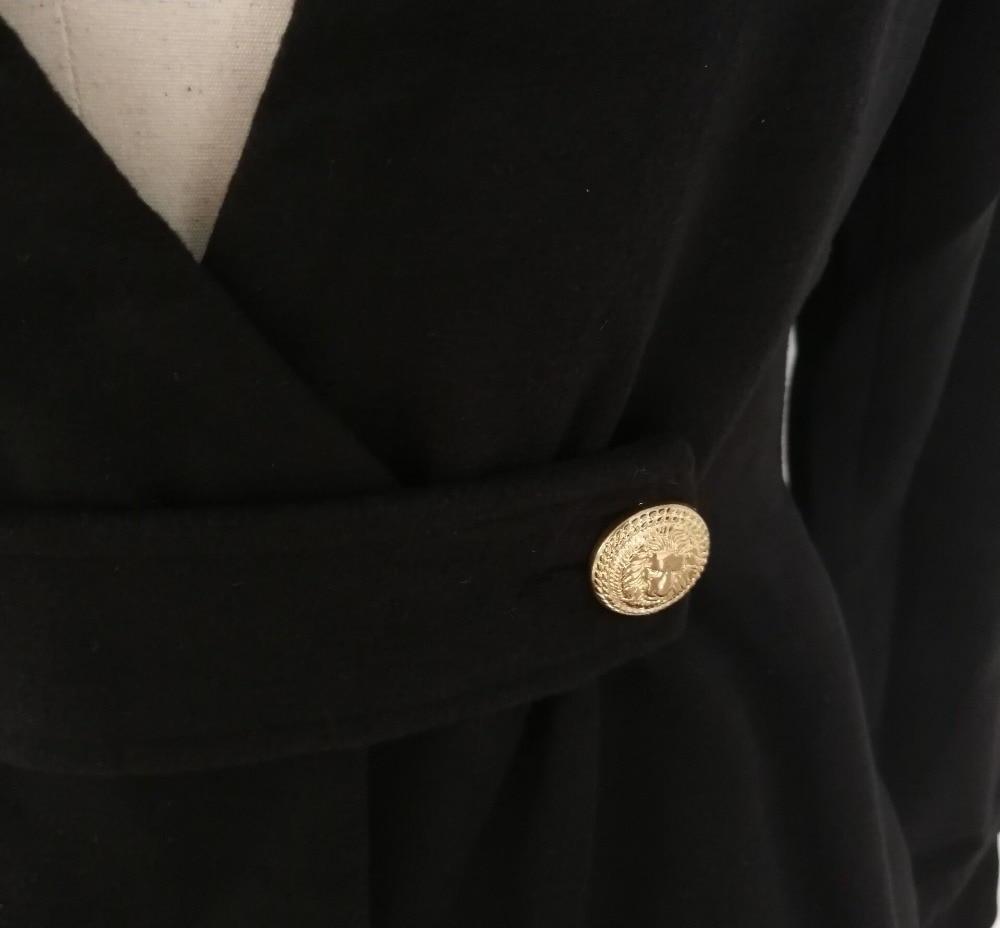 Wool Blend Outerwear Coat - BlacknevaR