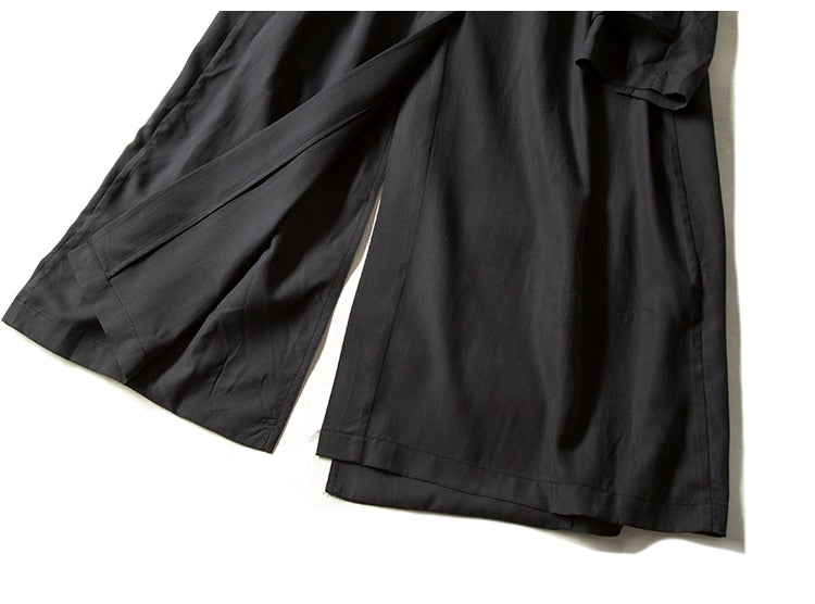 Silk Belted Trench Coat - BlacknevaR