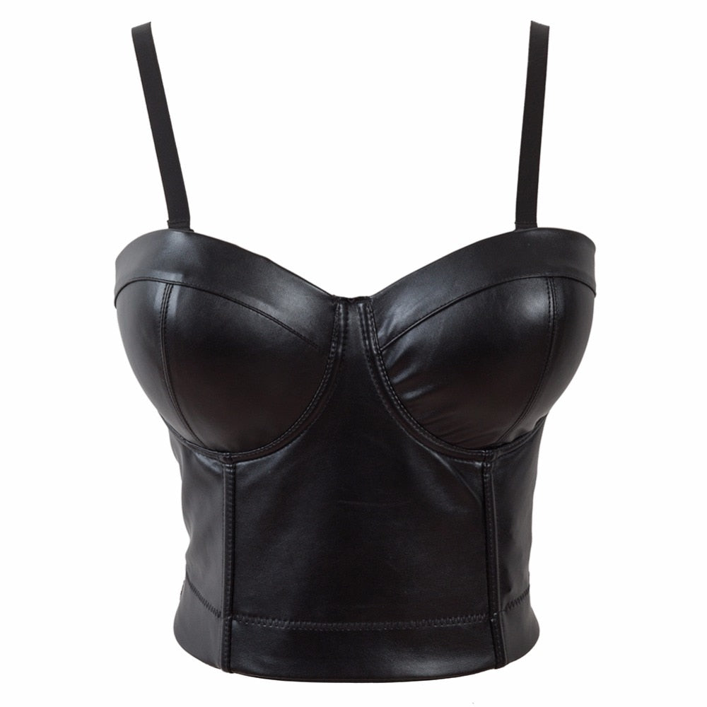 Push Up Leather Corset - BlacknevaR