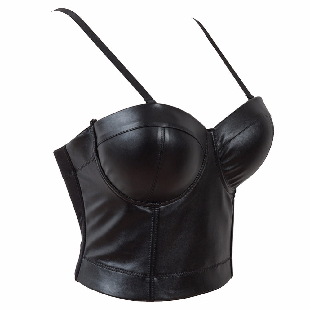 Push Up Leather Corset - BlacknevaR