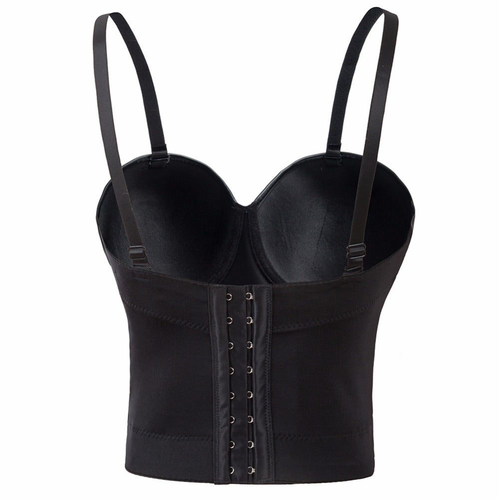 Push Up Leather Corset - BlacknevaR