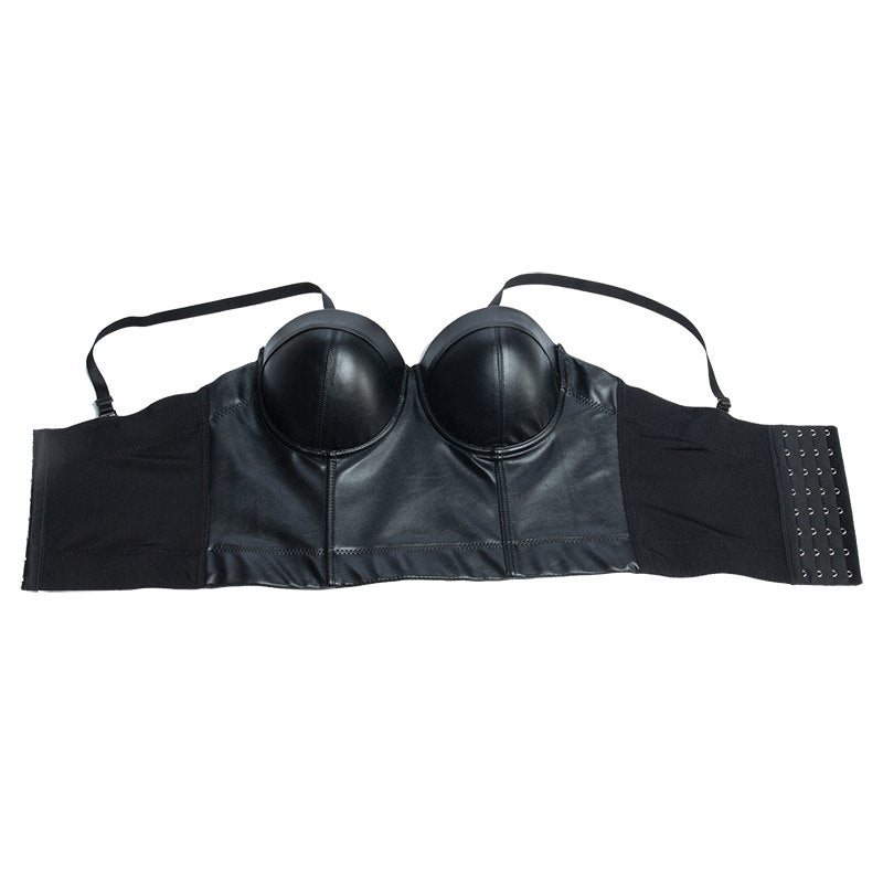 Push Up Leather Corset - BlacknevaR