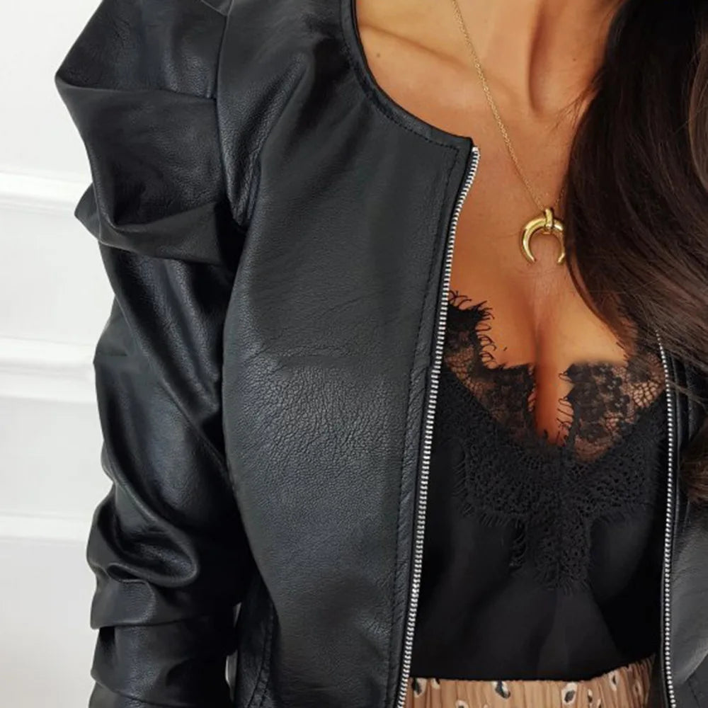 BLACKNEVAR® Shadow Faux Leather Jacket