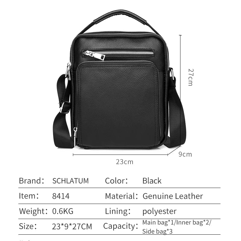 BLACKNEVAR® Ravenhide Leather Crossbody Bag