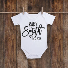Load image into Gallery viewer, Personalized Baby Onsie