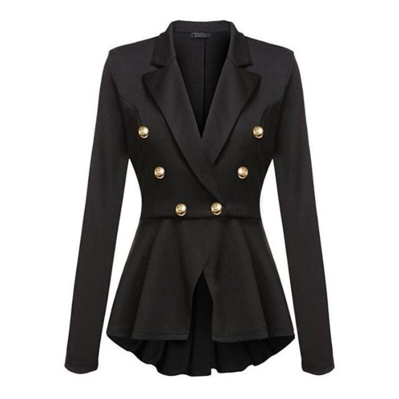 Black Elegant Coat for Women