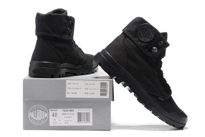 High-top Military Ankle Boots - BlacknevaR