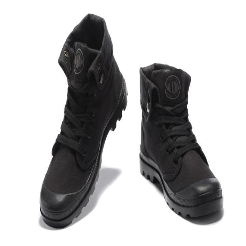 High-top Military Ankle Boots - BlacknevaR