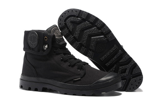 High-top Military Ankle Boots - BlacknevaR