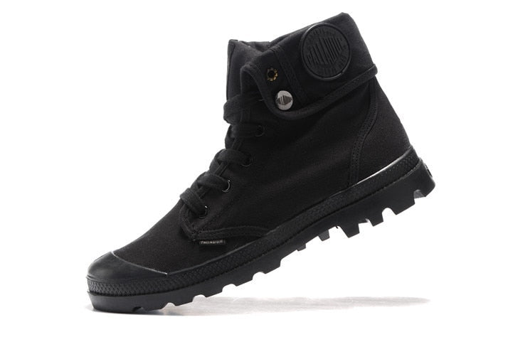 High-top Military Ankle Boots - BlacknevaR