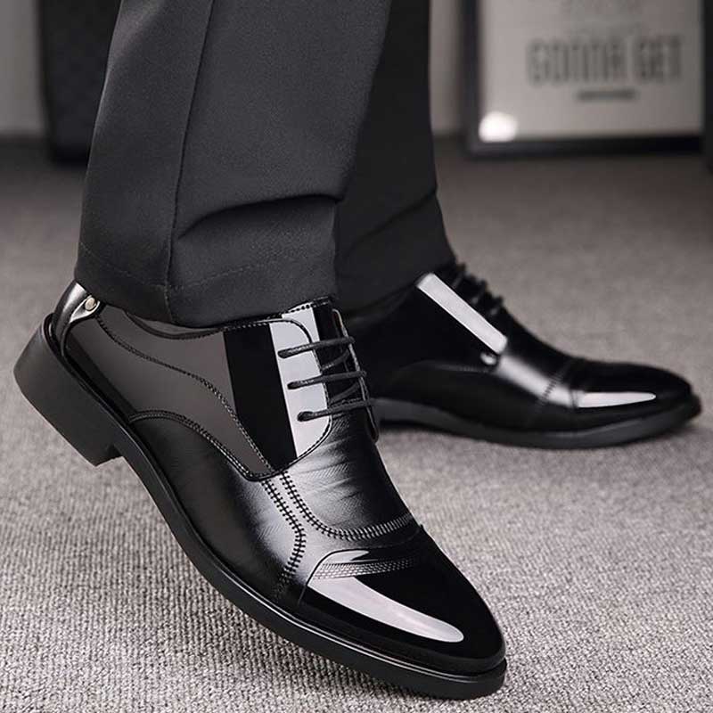 Oxford Leather Shoes - BlacknevaR