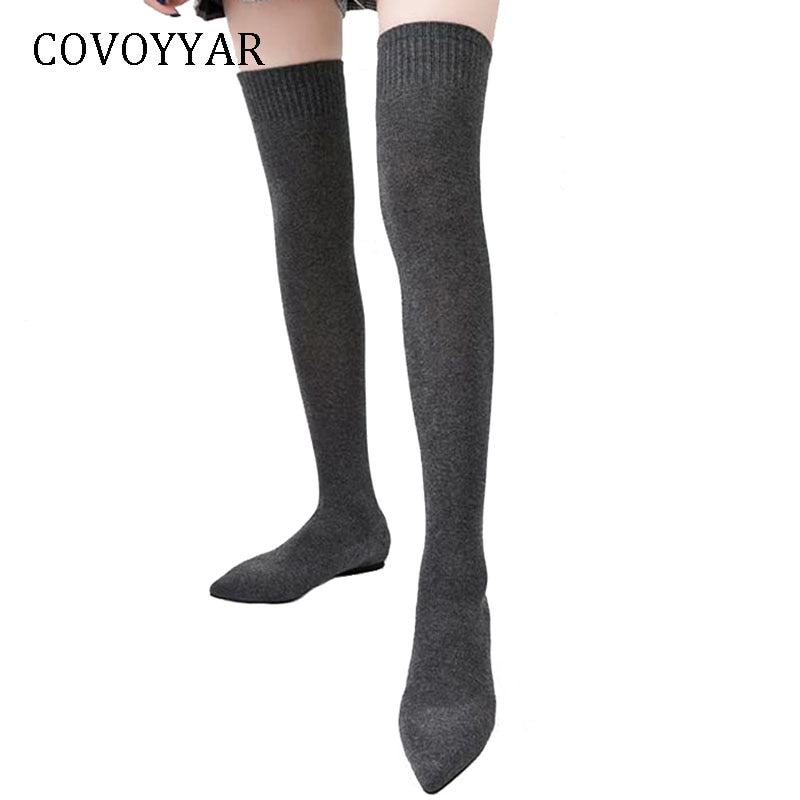 Thigh High Stretch Socks - BlacknevaR